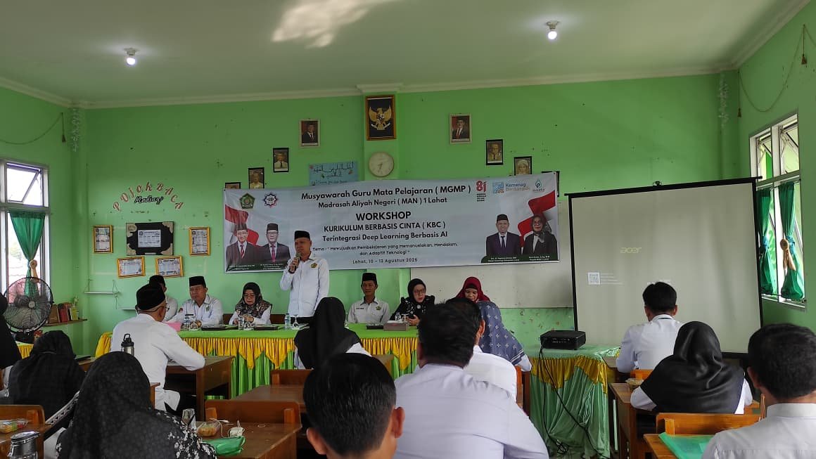 Tingkatkan profesionalitas Guru, MAN 1 Lahat Laksanakan MGMP